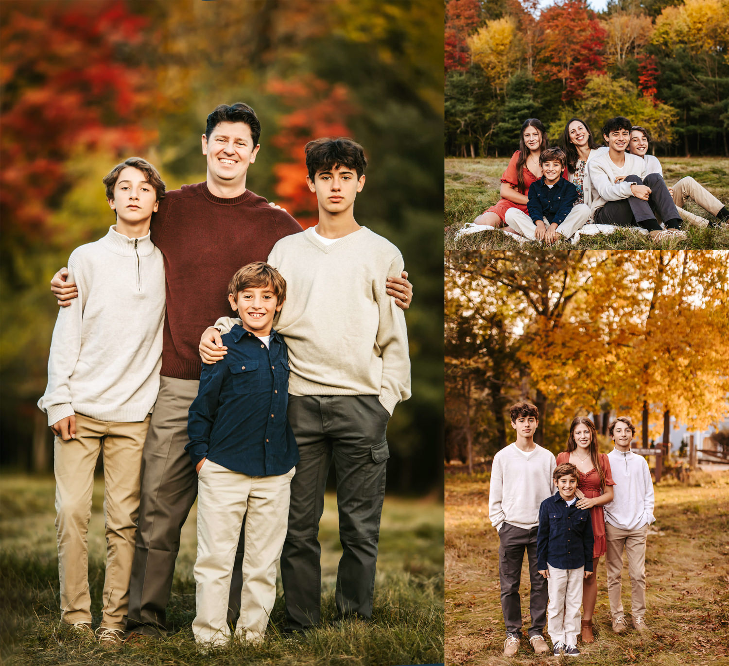 Five Simple Ways to Create Variety in Outdoor Fall Family Sessions